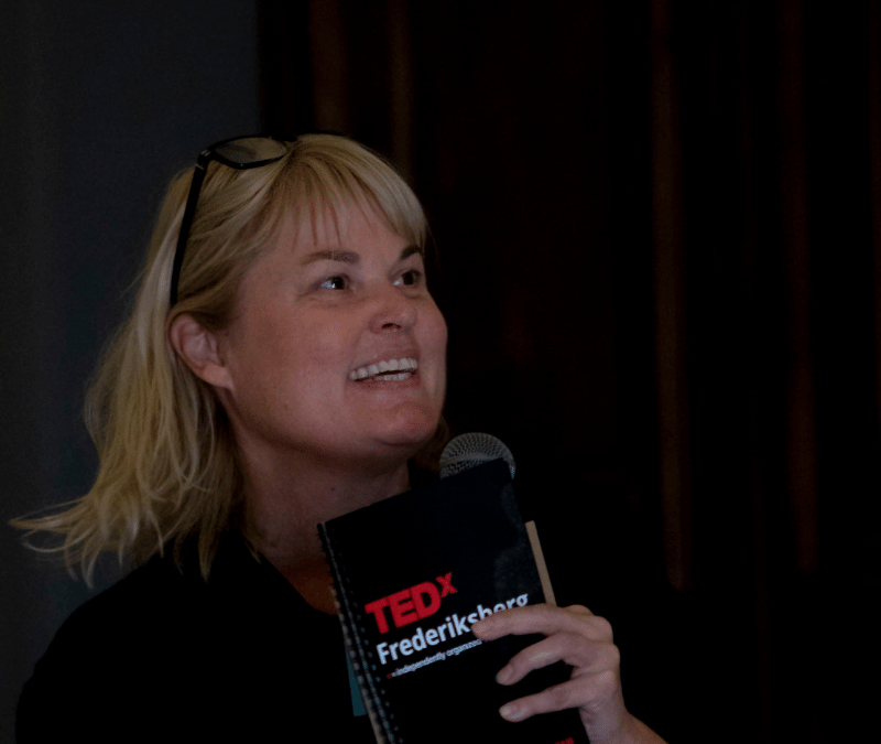 Rikke V. Stoltz taler om AI og menneskelighed ved TED-arrangement i Rom