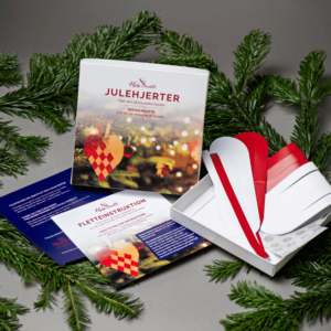 glanspapir til julehjerter