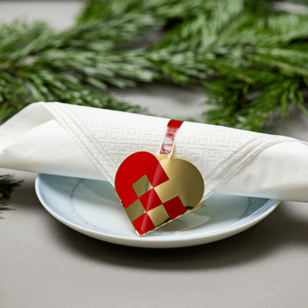 julebord med julehjerter