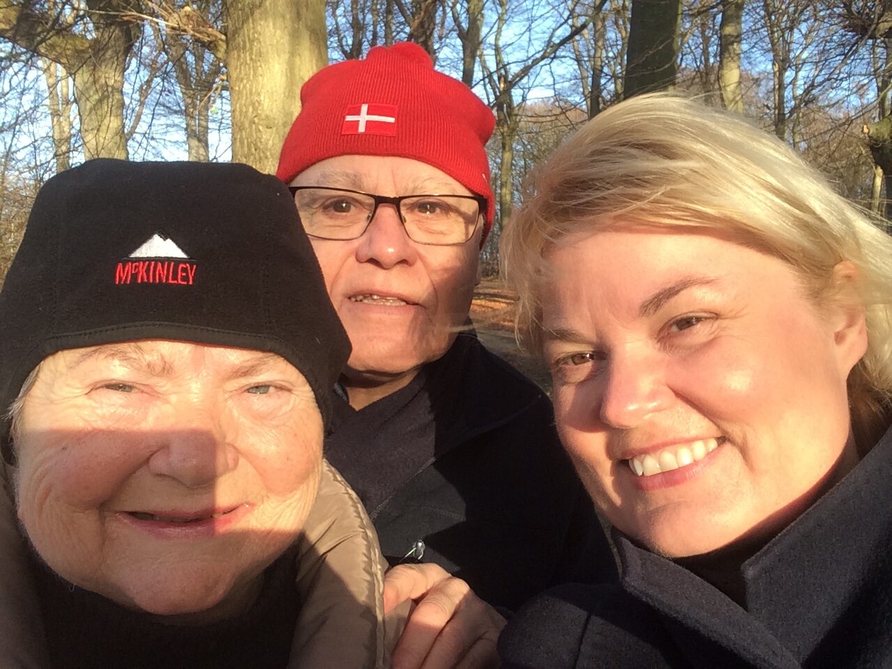 Rikke with her mother and father, the family behind Ugly Duckli