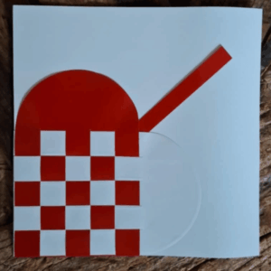 Klassisk tern – traditionelt håndflettet julehjerte