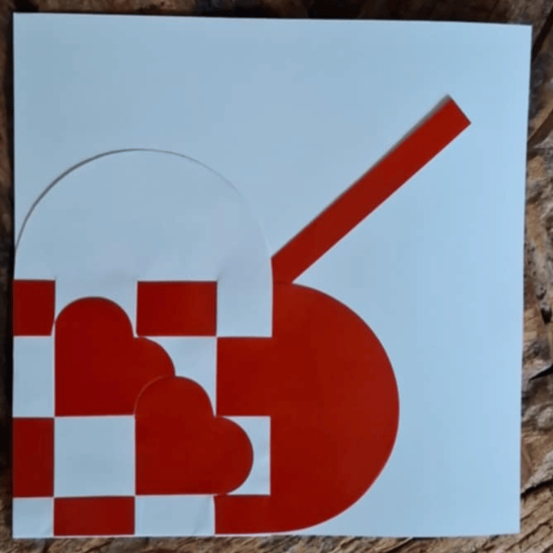 Store Valentine-hjerter – håndflettet dansk julehjerte