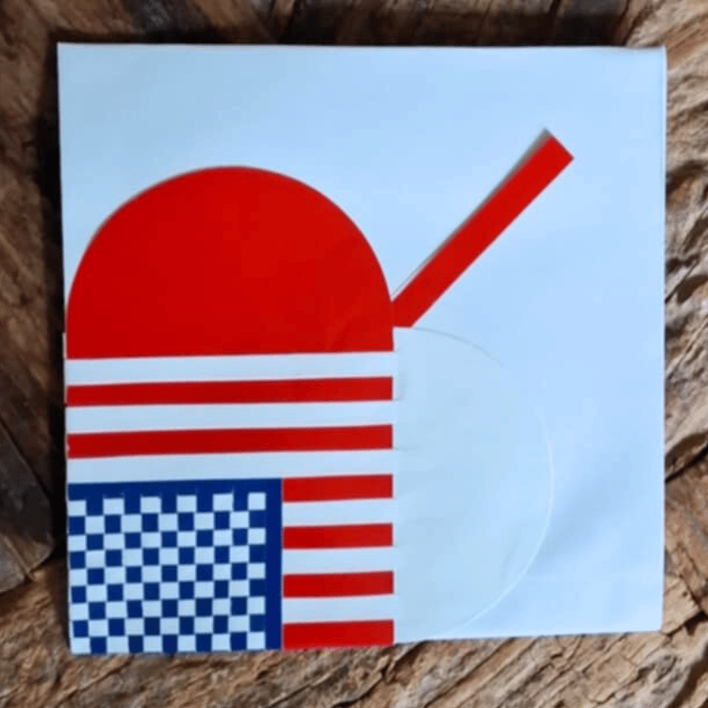 USA Flag Special Edition – håndflettet julehjerte med 13 striber og 50 stjerner